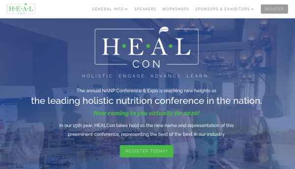 Heal Con, a National Association of Nutrition Professionals event