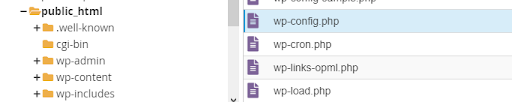 public html file